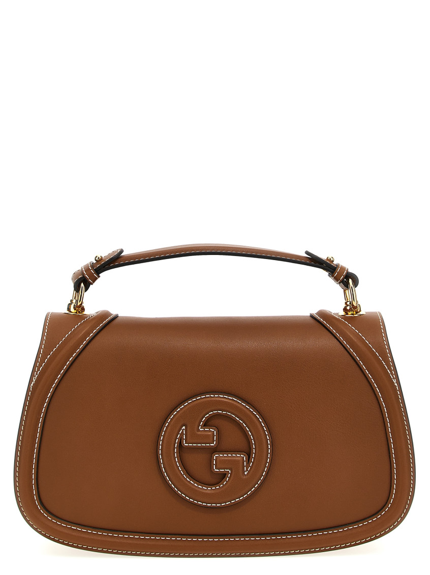 Gucci Brown Blondie Large Crossbody Bag In Brown