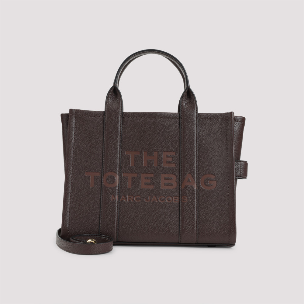Marc Jacobs Dark Brown The Leather Medium Tote for Women Online