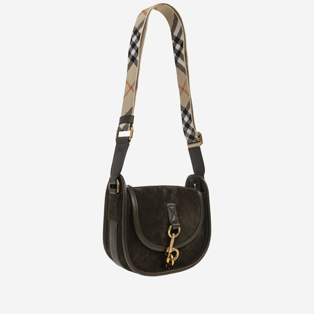 Burberry Dark Brown B Clip Shoulder Bag for Women Online India at
