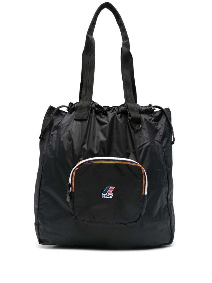 K-way Black Packable Shopping Bag