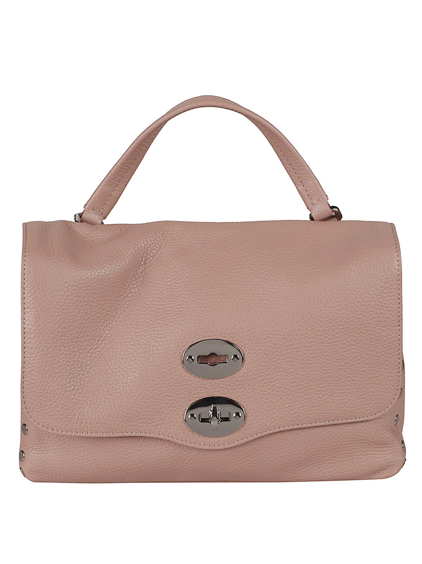 Zanellato Small Postina Leather Shoulder Bag In Pink