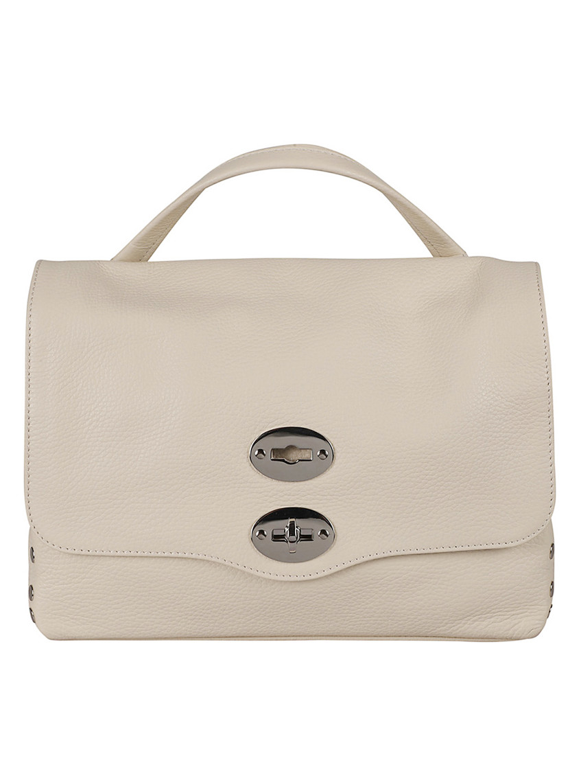 Zanellato Leather Bag Postina Daily Baby Shoulder Bag In Gray