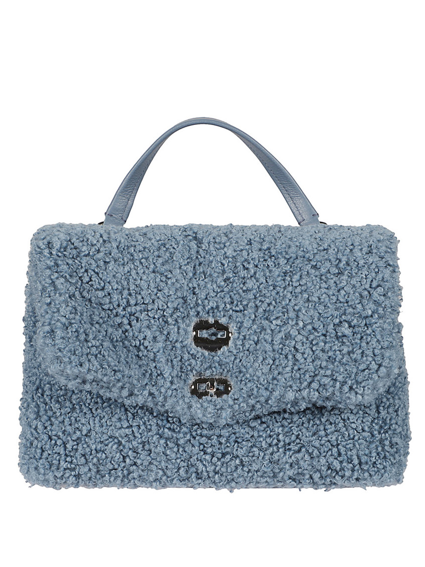Zanellato Postina Leather Top-handle Tote Bag In Blue