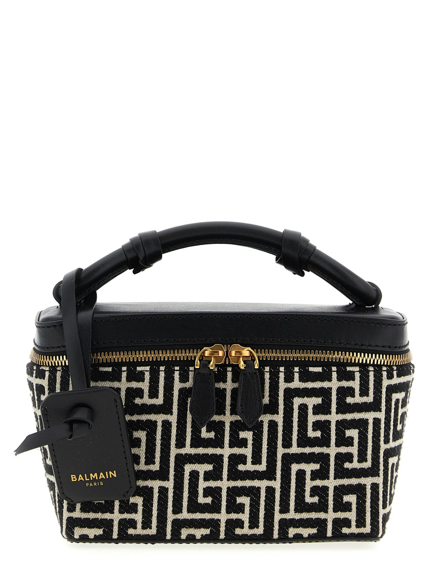 Balmain Trousse B-army Crossbody Bag In Black