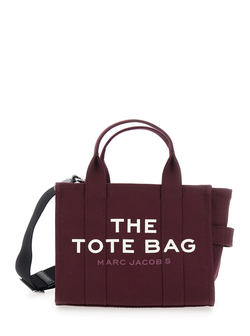 Marc Jacobs Maroon The Canvas Small Tote In Burgundy