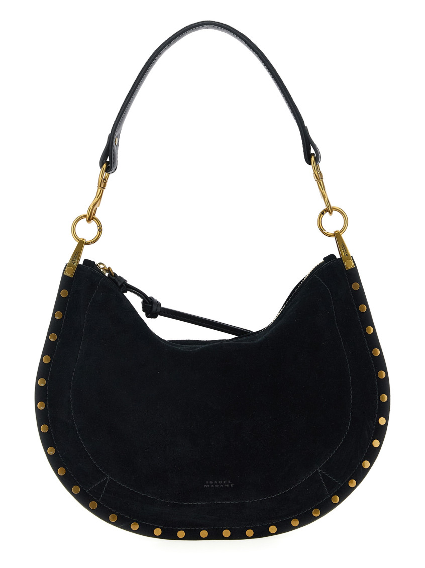Isabel Marant Black Oskan Shoulder Bag In Black