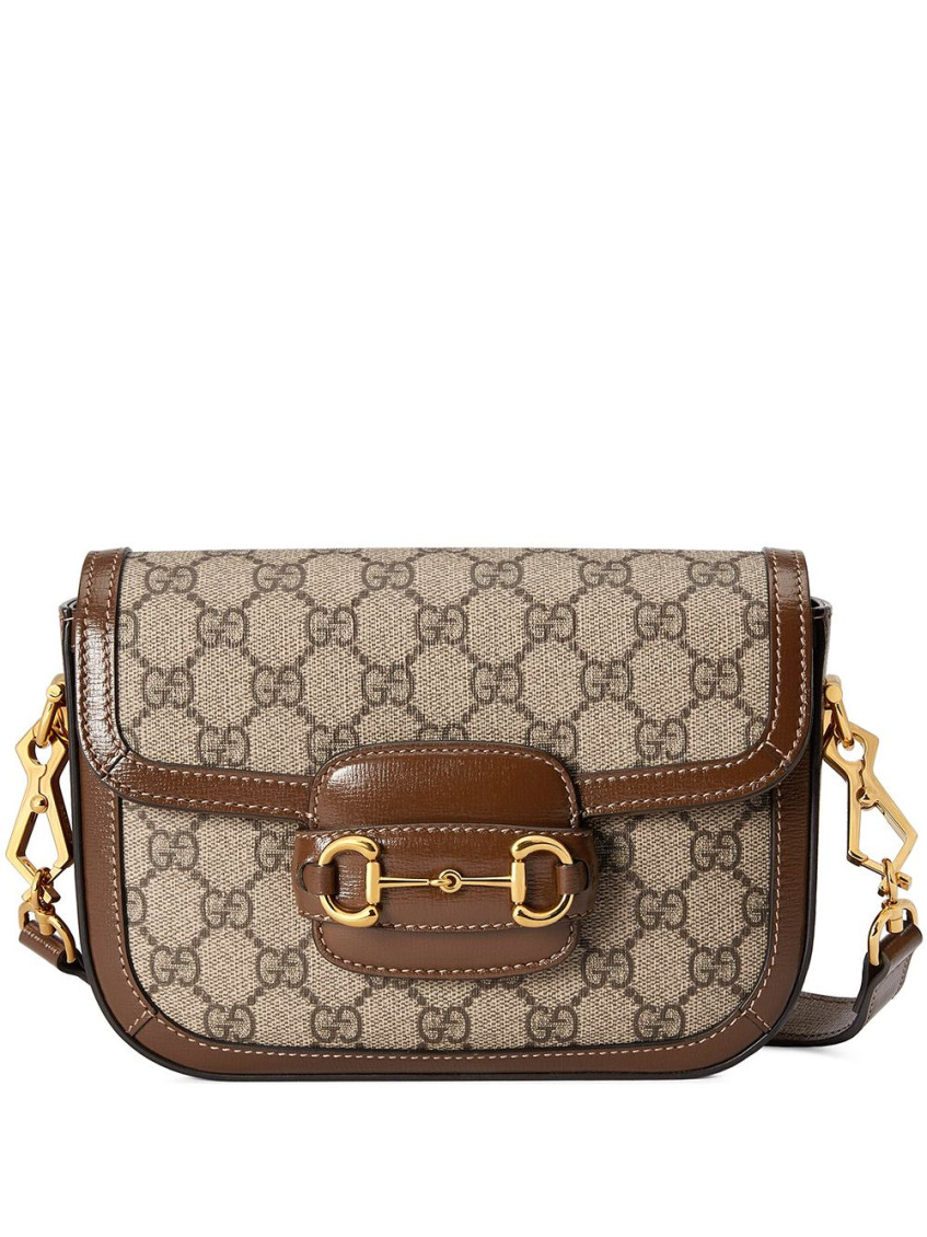 Gucci Brown Horsebit 1995 Mini Crossbody Bag In Brown