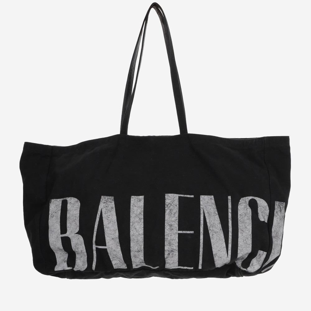 Balenciaga Black East-west Large Tote In Black