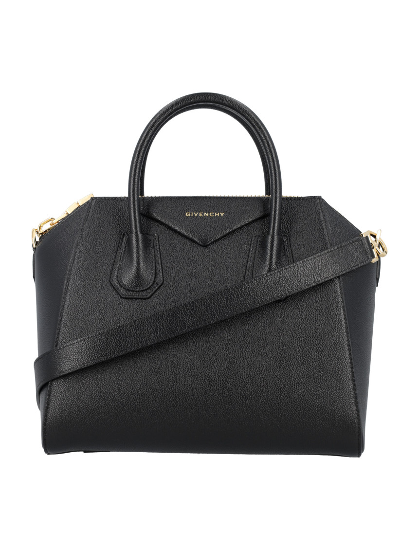 Givenchy Versatile Compact Tote Bag With Adjustable Strap In Black