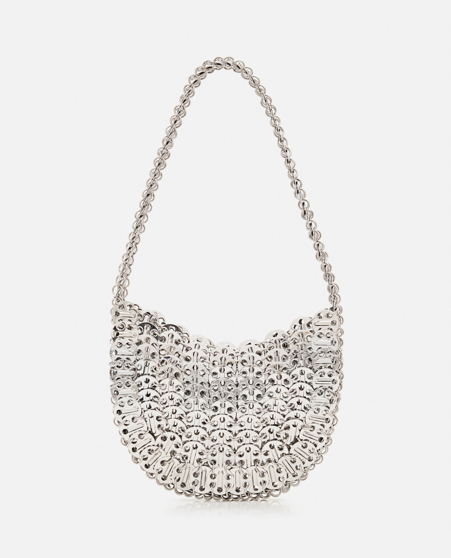 Rabanne Silver Moon 1969 Shoulder Bag In Silver