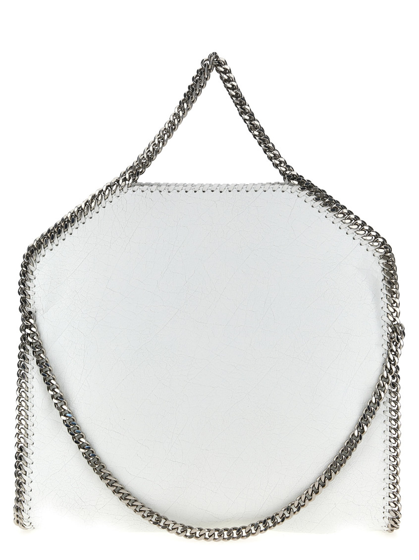 Shop Stella Mccartney White Falabella Tote Bag