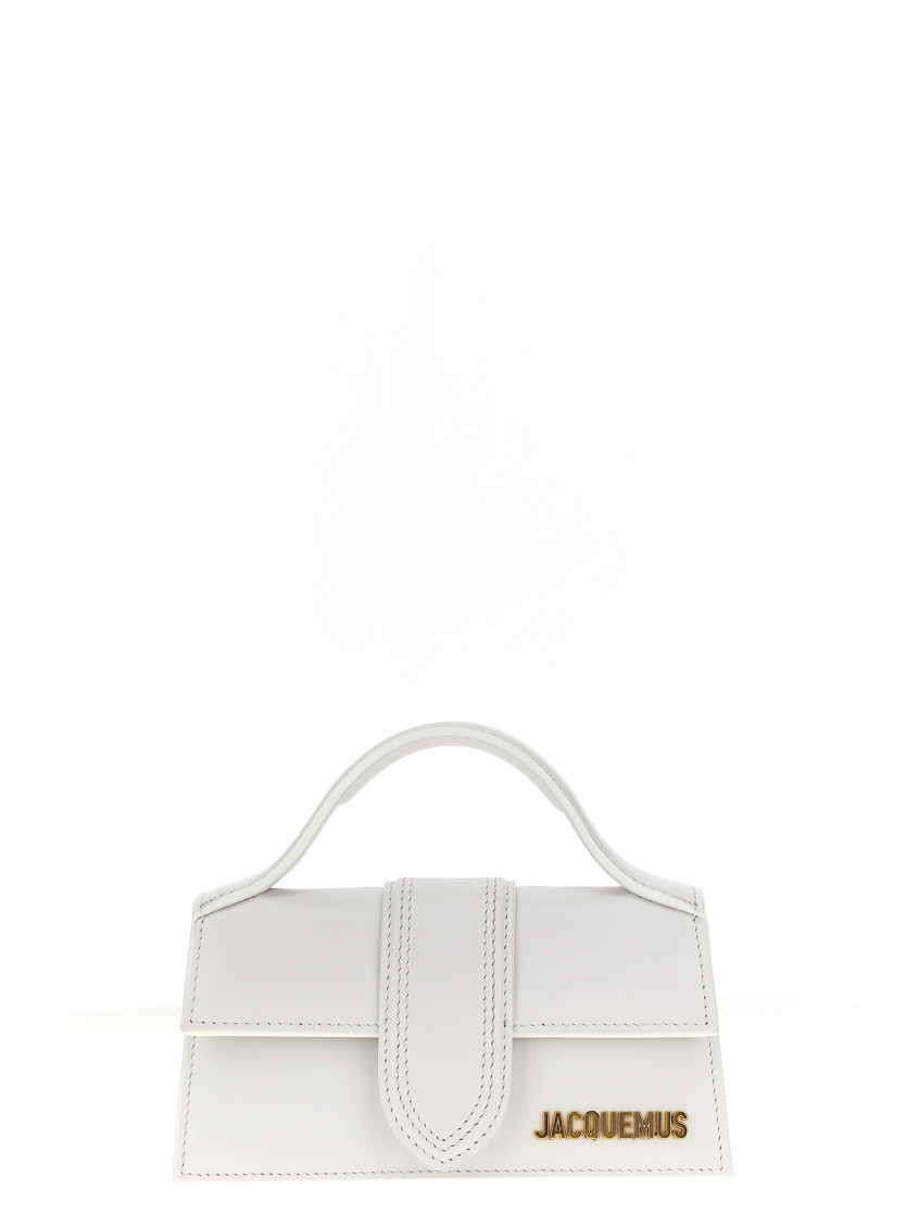 Shop Jacquemus White Le Bambino Crossbody Bag