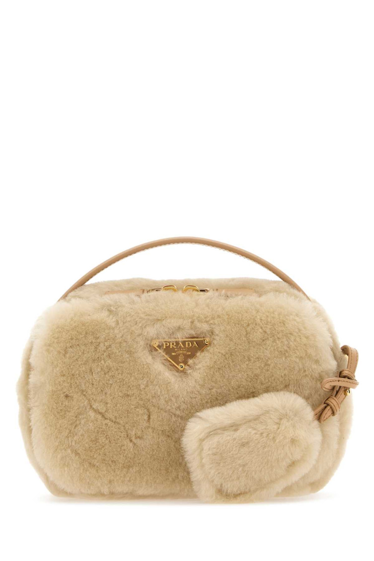 ショルダーバッグ・ポシェット Prada Sand Shearling Crossbody Bag Prada Sand Shearling Crossbody Bag (PRADA/ショルダーバッグ