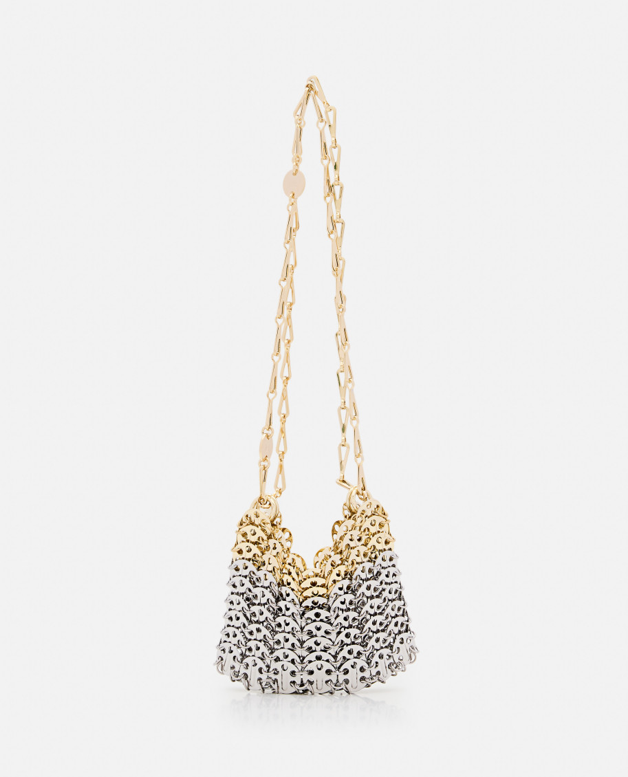 Rabanne 1970 Nano Skyline Bag In Silver
