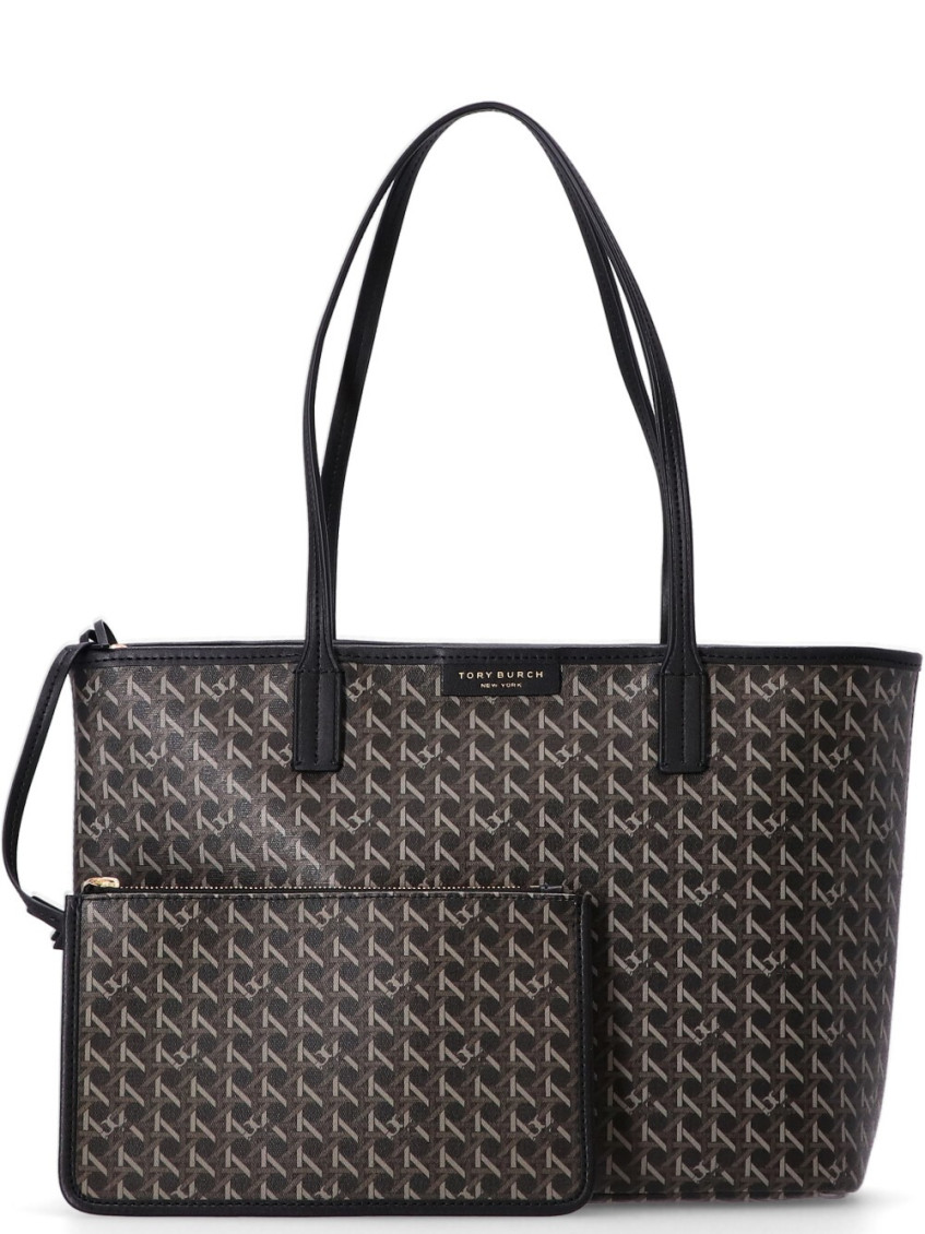 Tory Burch Black Ever-ready Small Tote In Black