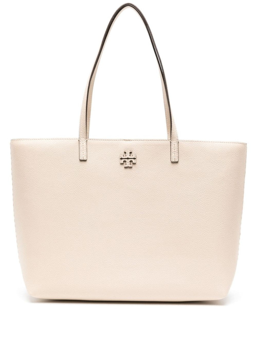 Tory Burch Beige Mcgraw Large Tote In Neutral