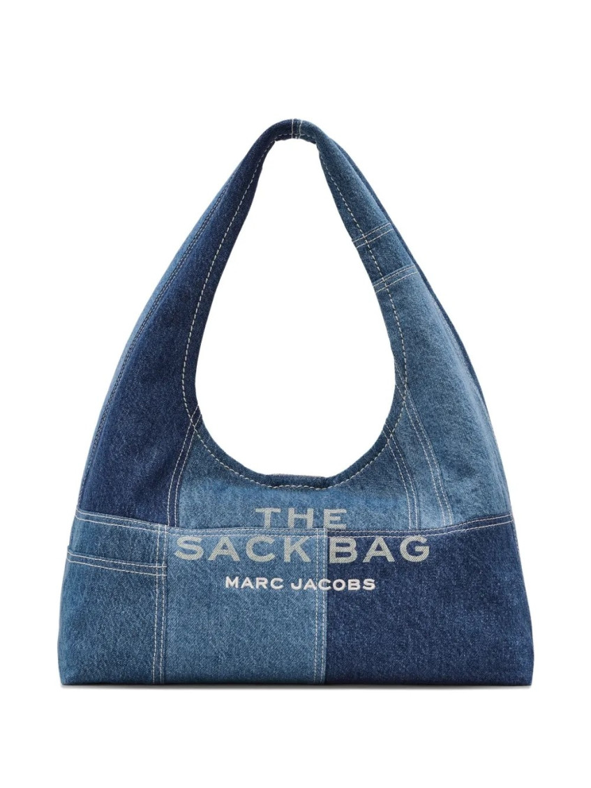 Marc Jacobs Denim The Sack Bag In Blue