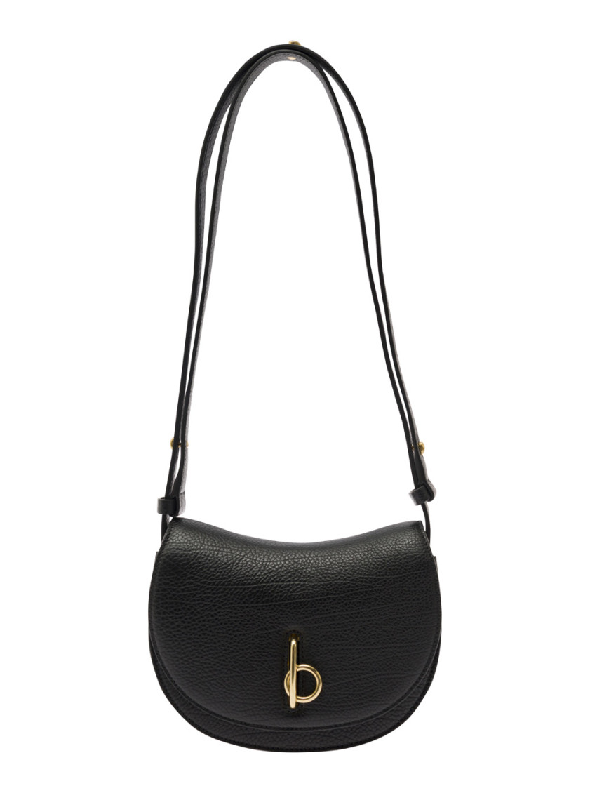 Burberry Women's Elegant Leather Bag For All Occasions In Black