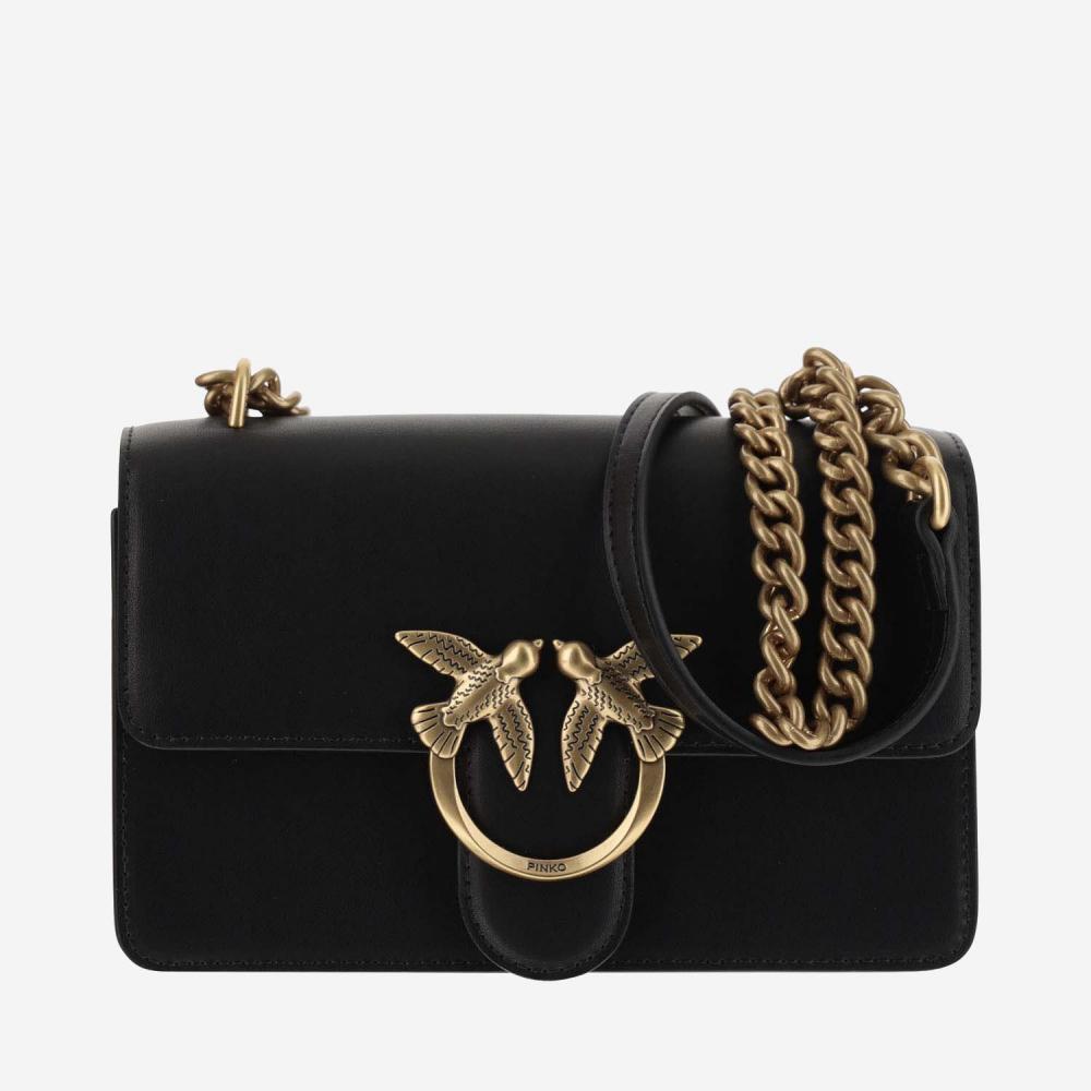 Pinko Love One Mini Bag In Black