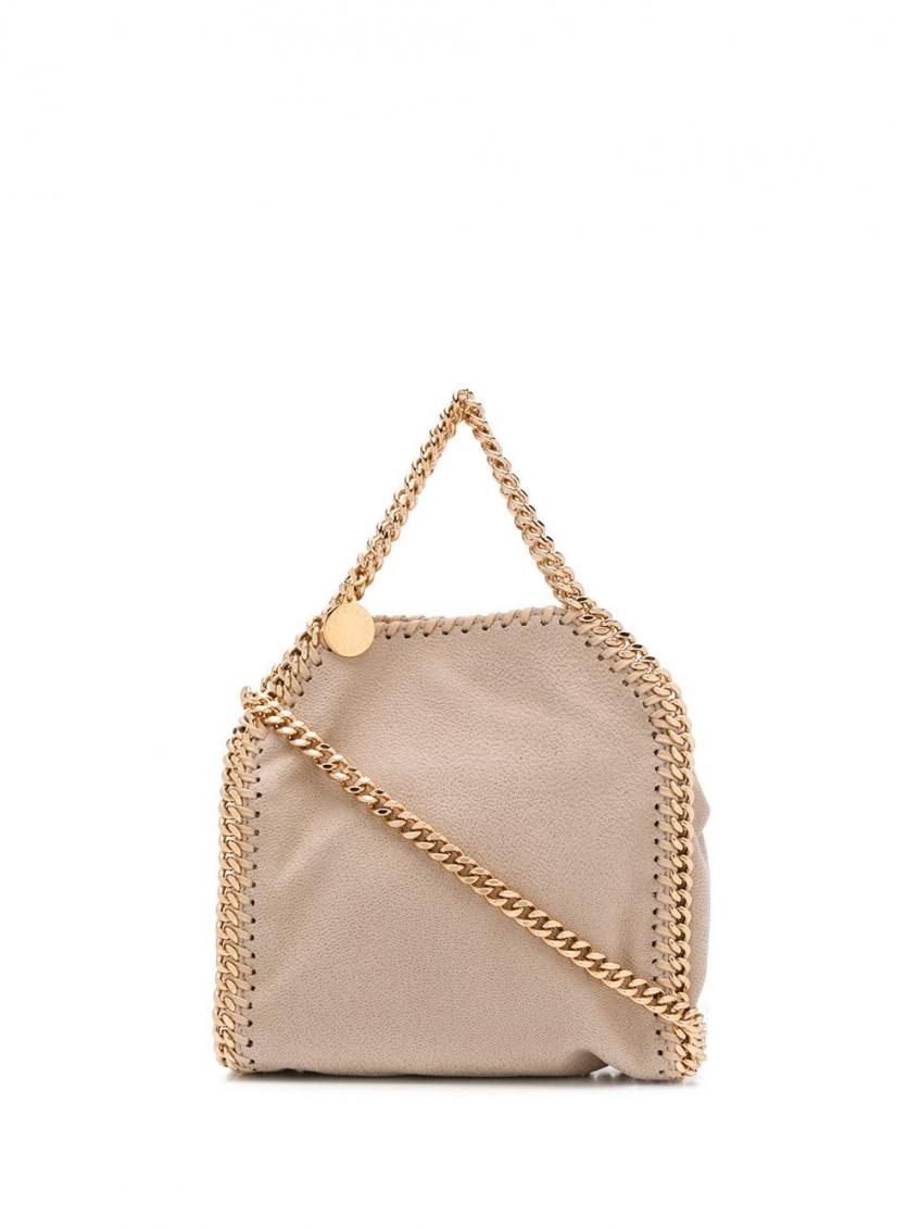 Stella Mccartney Stella Mc Cartney Falabella Tiny Tote In Beige