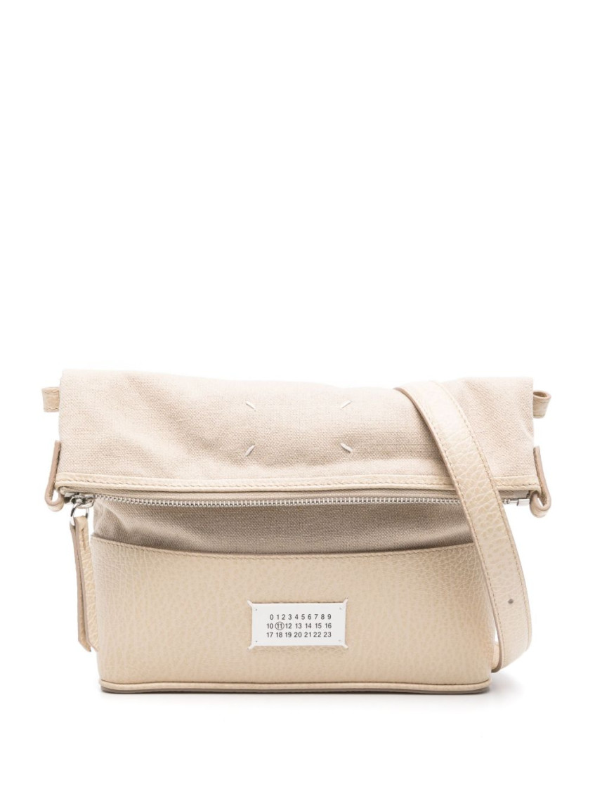 Maison Margiela 5ac Hobo Small Shoulder Bag In Neutral