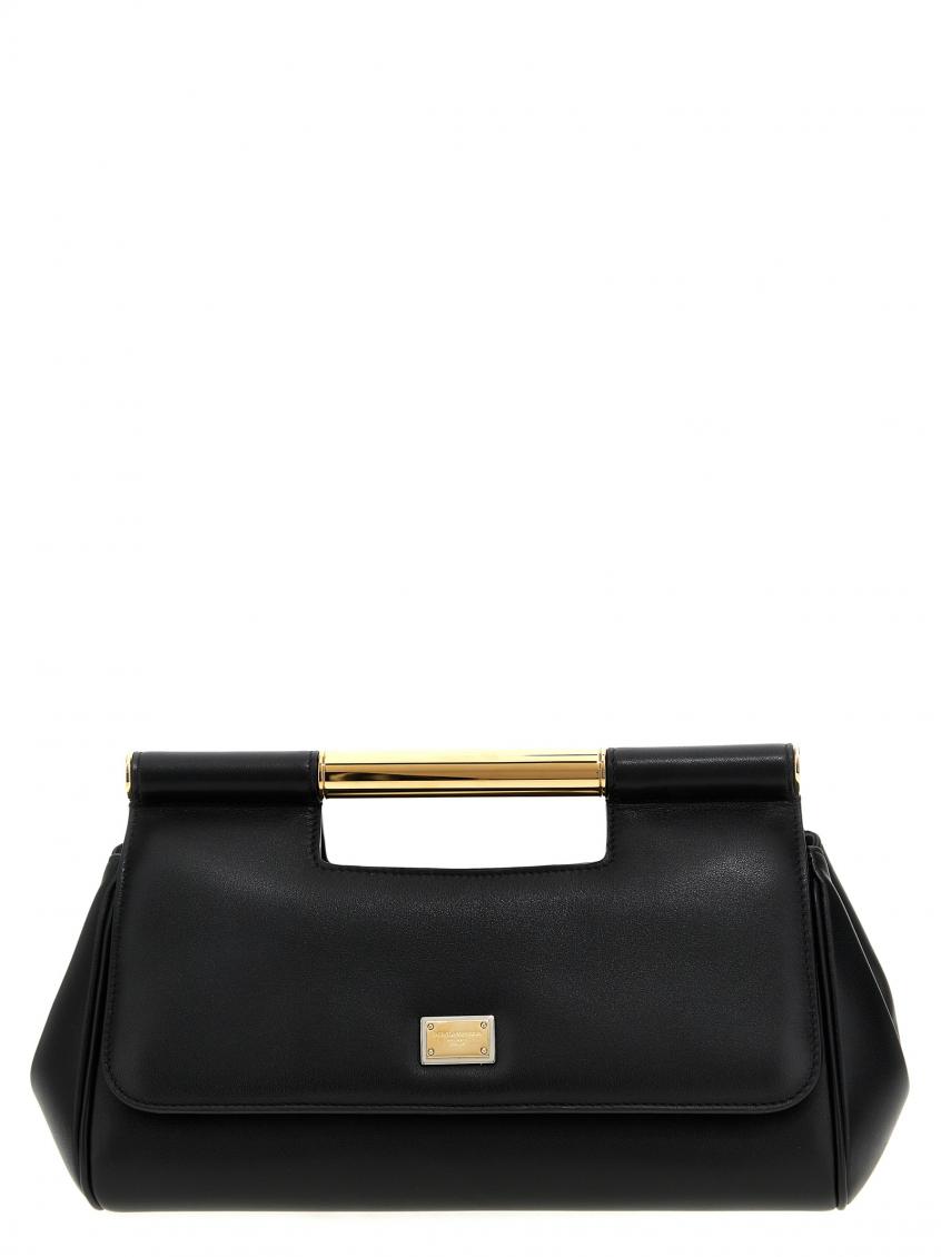 Dolce & Gabbana Black Plonge Clutch In Black