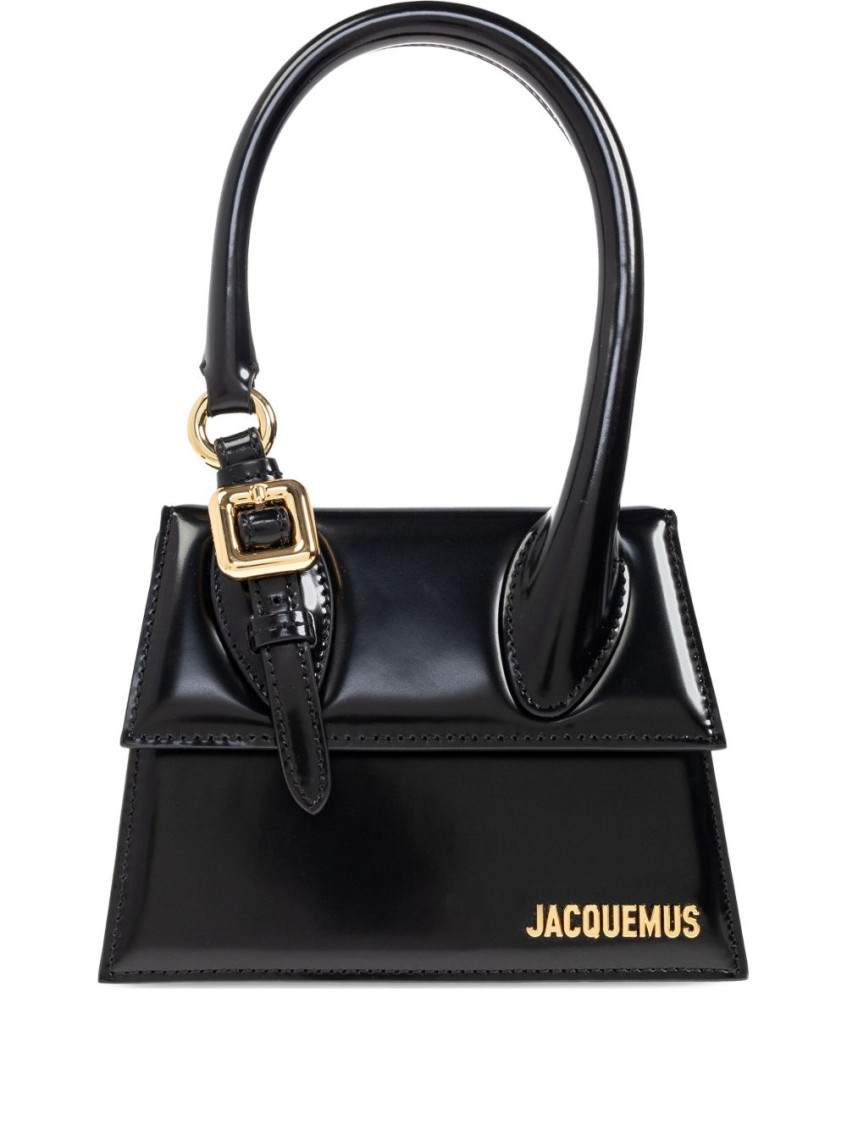 Jacquemus Le Chiquito Moyen Bag With Buckle In Black