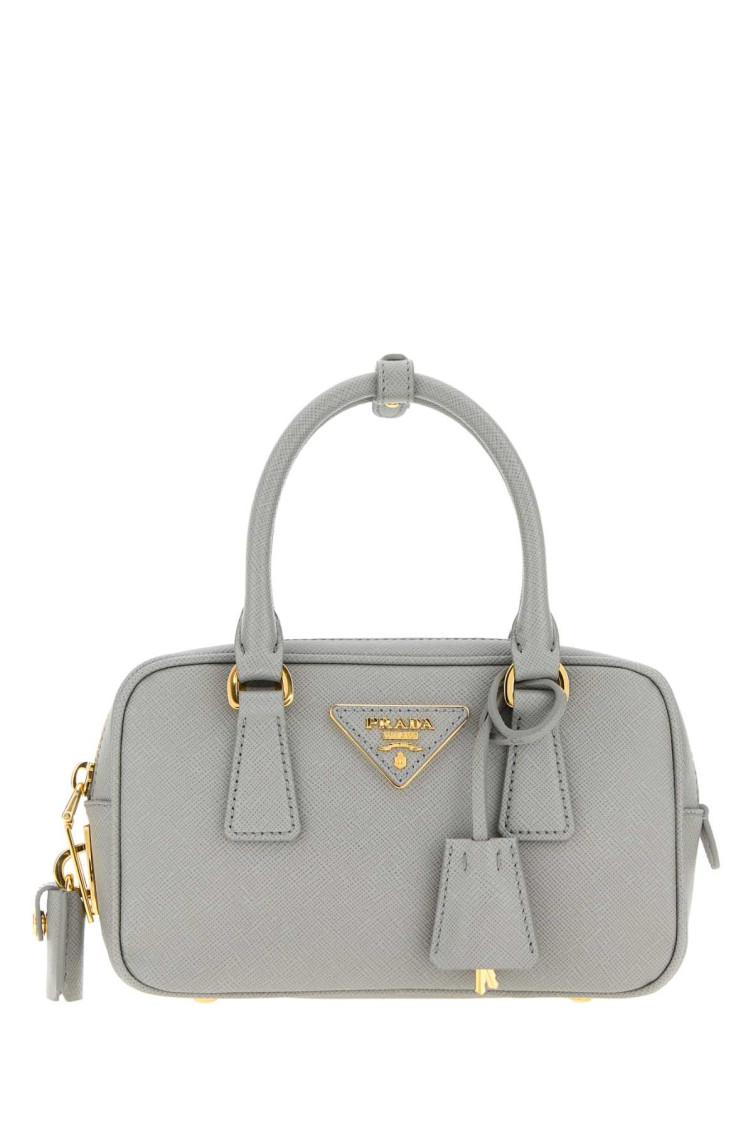 Prada Light Blue Logo Mini Satchel for Women Online USA at Darveys.com