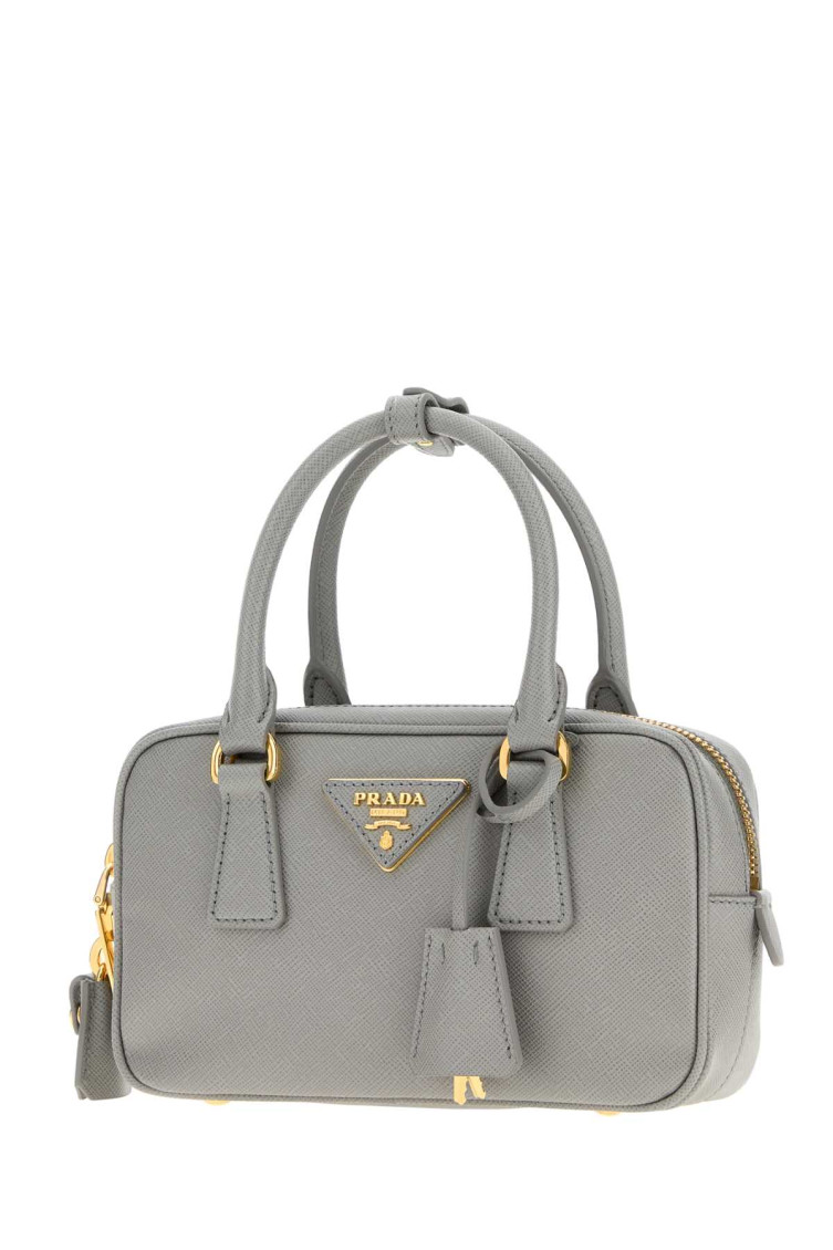 【希少 美品】 PRADA MA1 48 Prada Light Blue Logo Mini Satchel for Women Online USA at Darveys.com