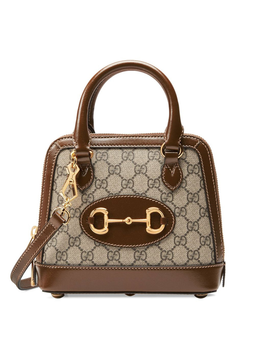 Gucci Beige Brown Horsebit Bag