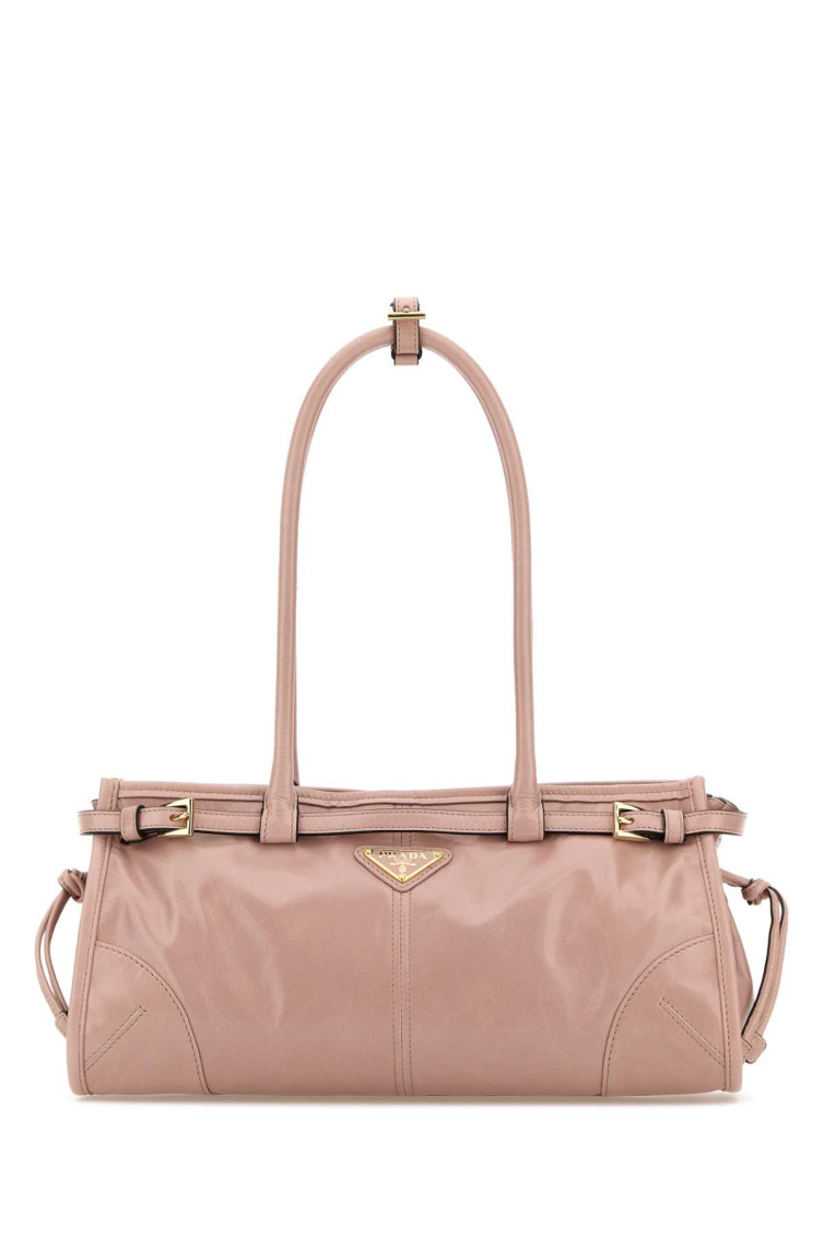 Prada Pink Leather Shoulder Bag