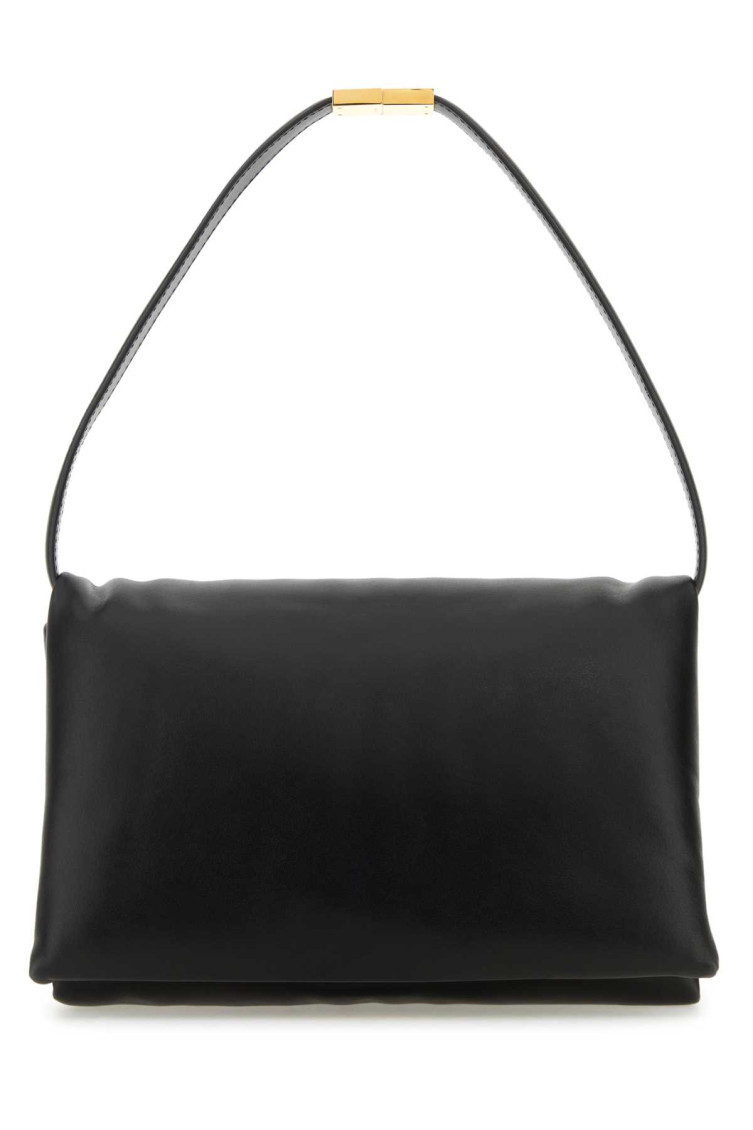Marni Black Medium Prisma Shoulder Bag In Black