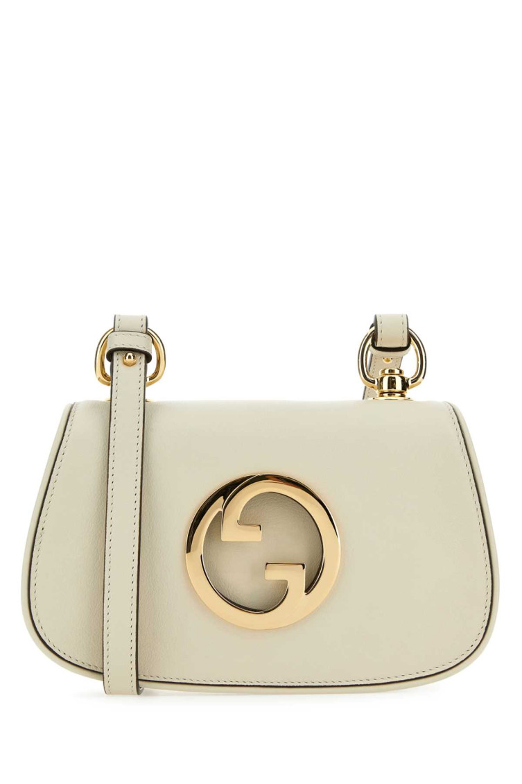 Gucci White Blondie Mini Shoulder Bag In White