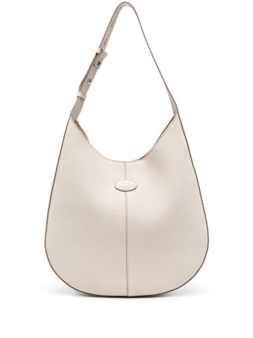 Shop Tod's White Solid Hobo