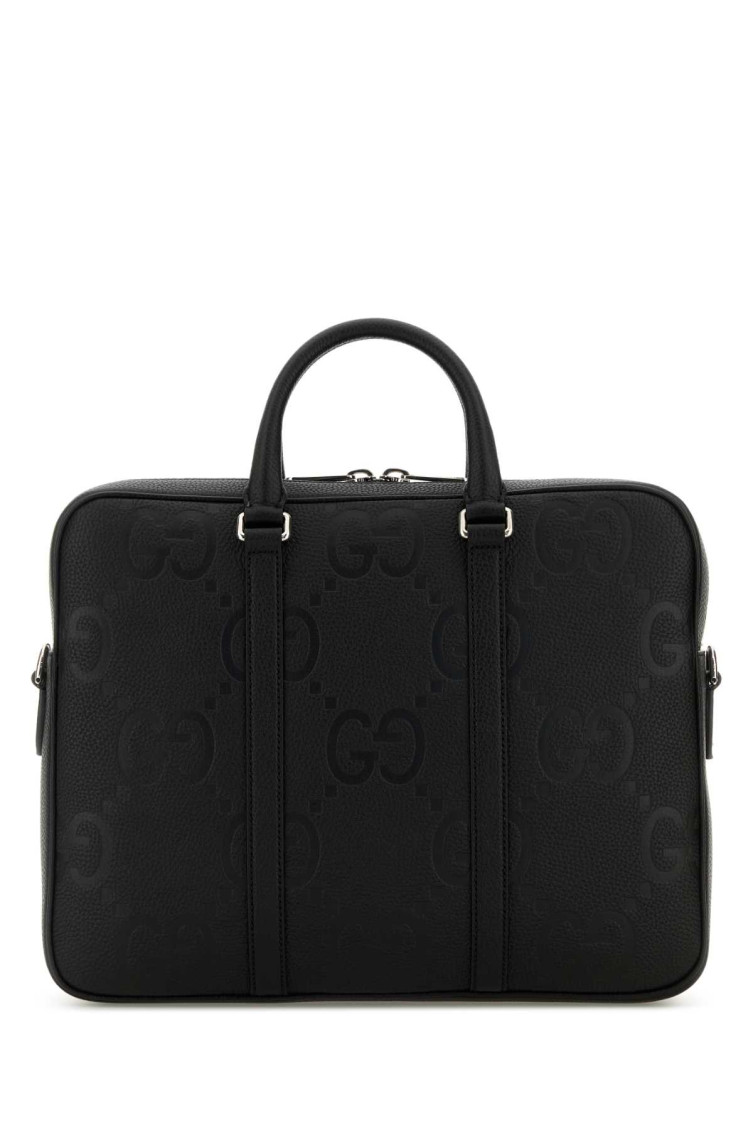 Gucci Black Jumbo GG Medium Briefcase Bag for Men Online USA at