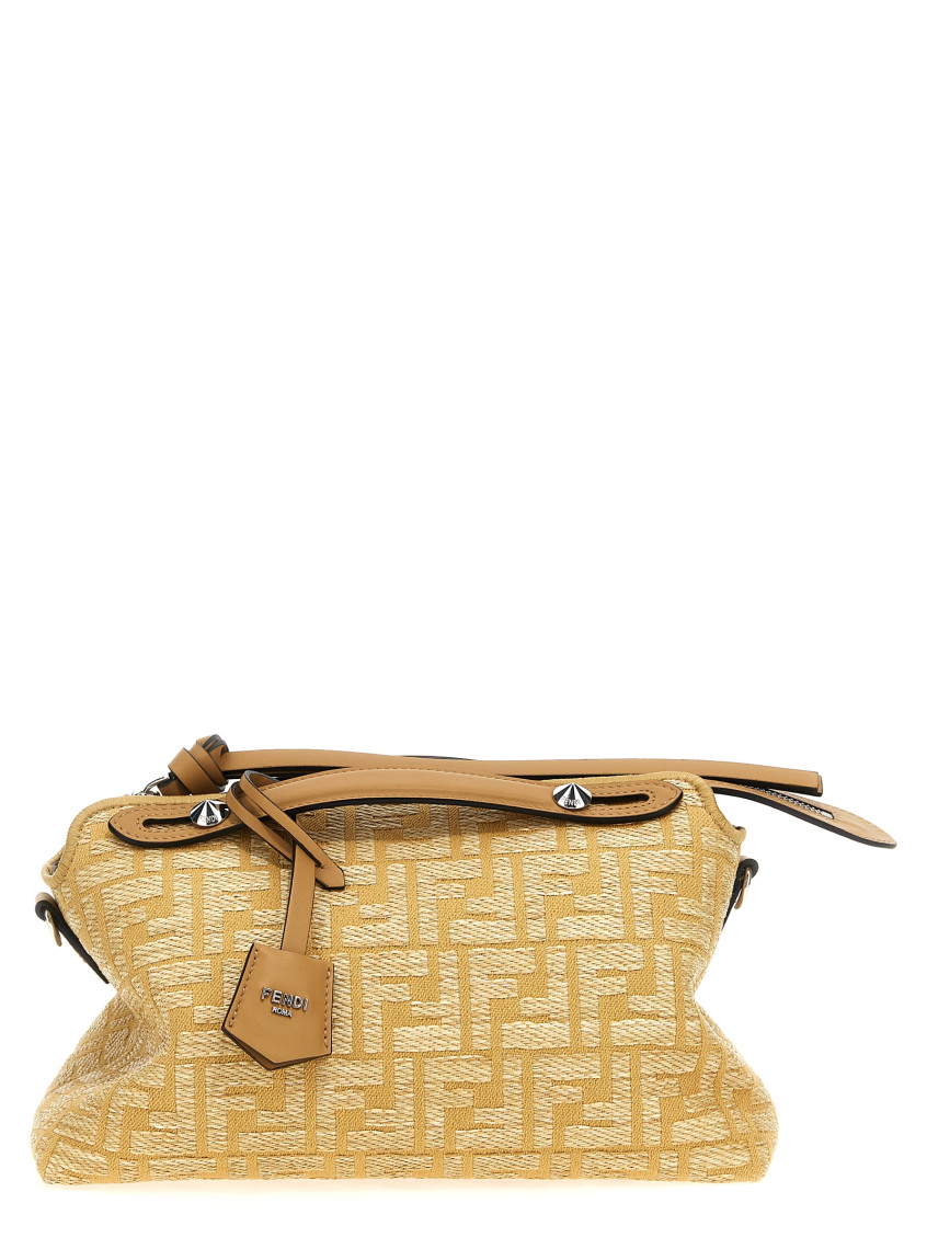 Fendi By The Way Soft Medium Hand Bags Beige