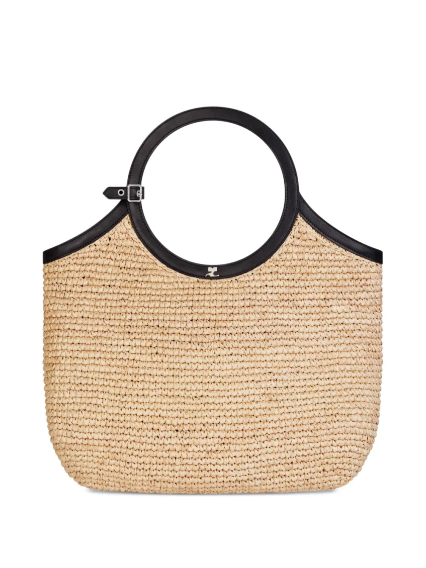 Shop Courrèges Natural Holy Tote