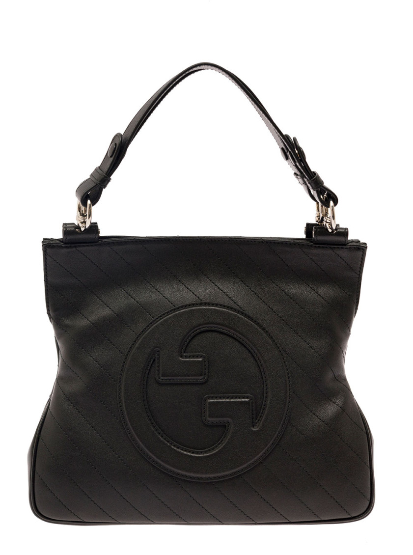 GUCCI BLACK GUCCI BLONDIE SHOULDER BAG 