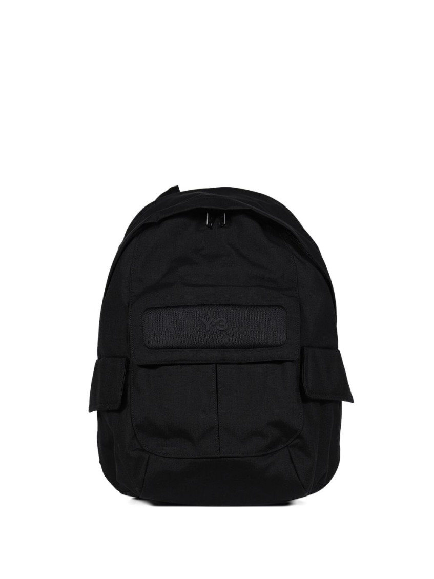 Y-3 Flap Pocket Magnetic Backpack In Black