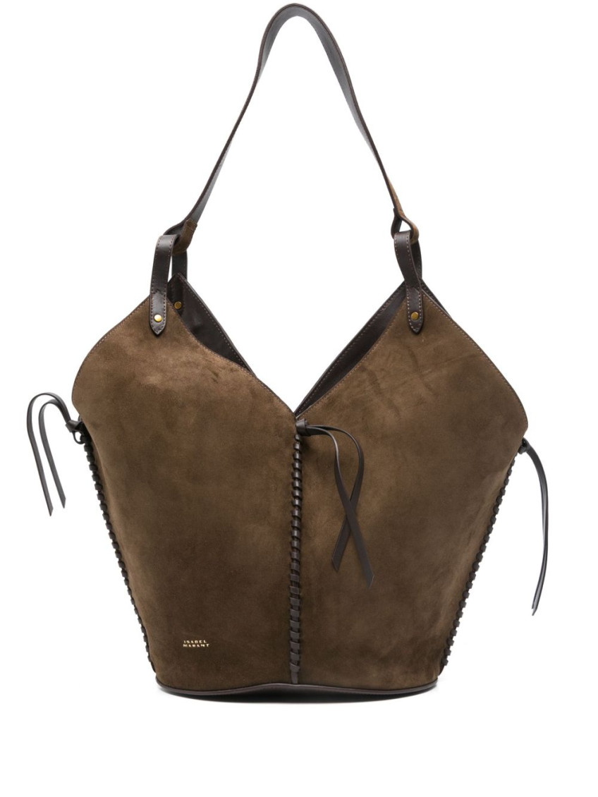 Isabel Marant 'tampa' Suede Bag Featuring Tassels In Brown