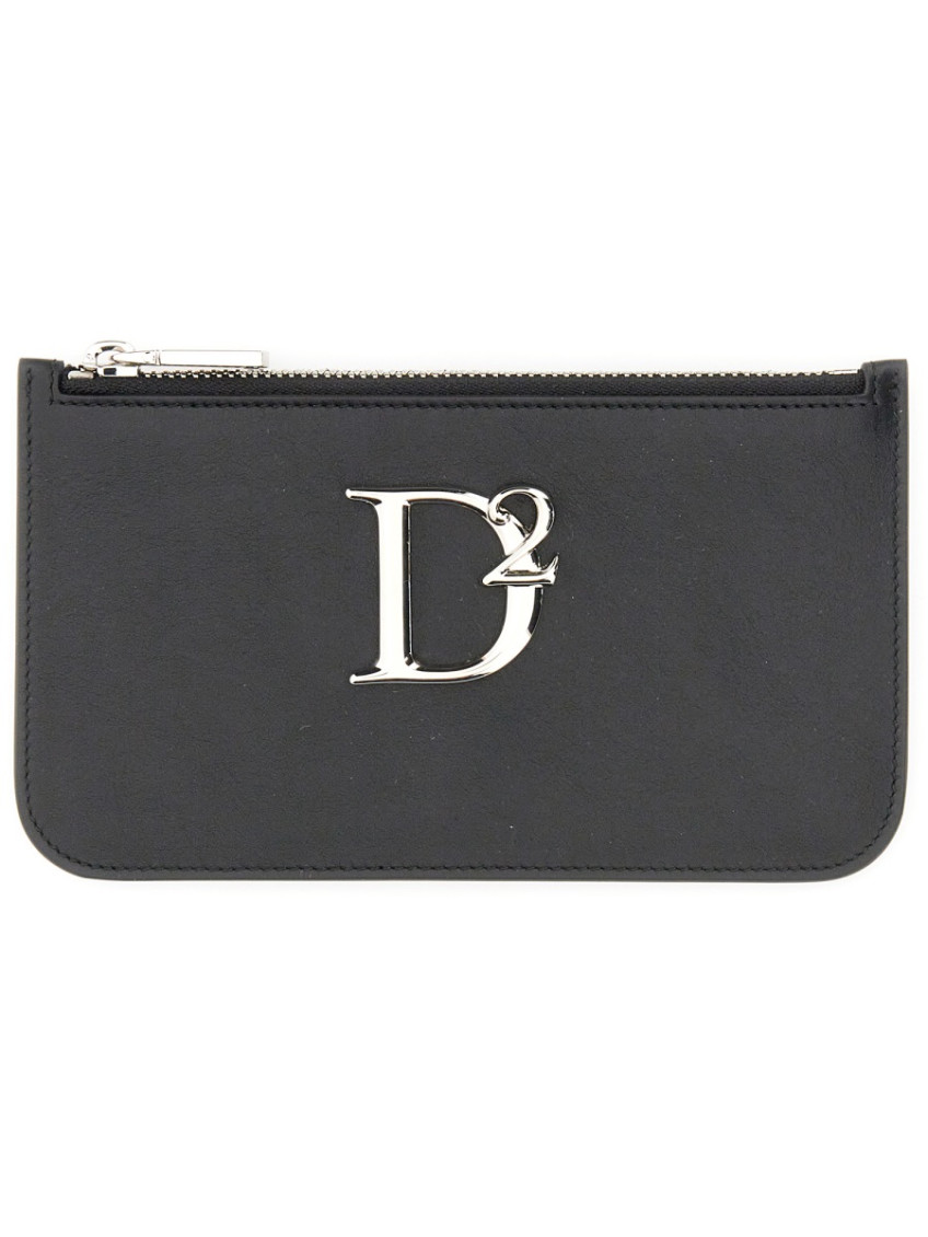 Dsquared2 Dsquared Pouch With Logo In Black