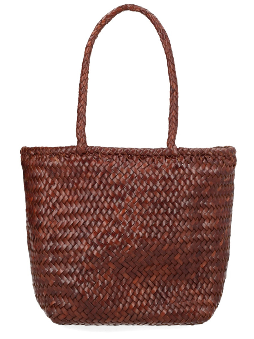 Dragon Diffusion Brown Grace Small Tote In Brown