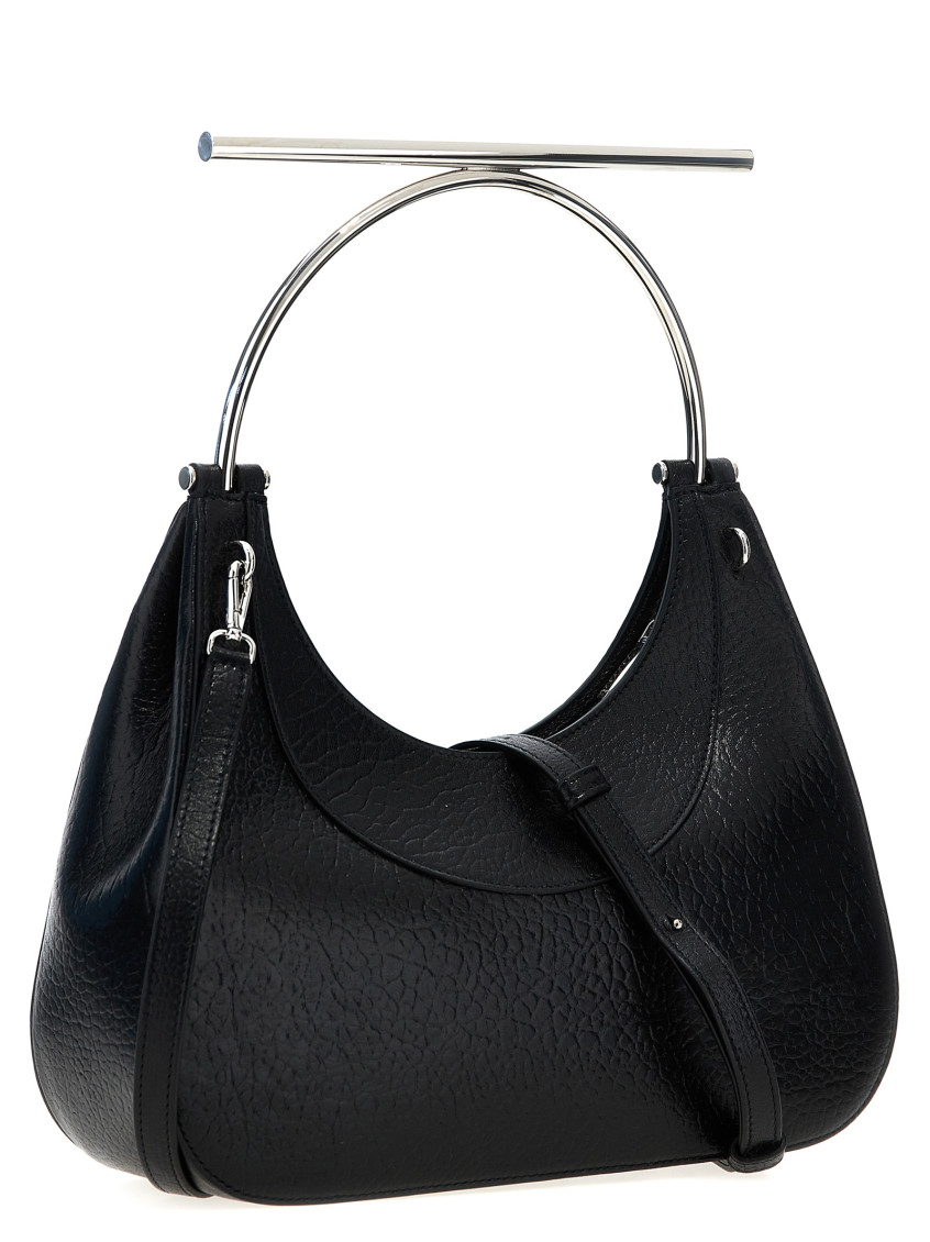 ハンドバッグ Alexander Mcqueen Black Leather Cross-Bar Handbag Alexander McQueen Black Leather Mini Cross-bar Handbag