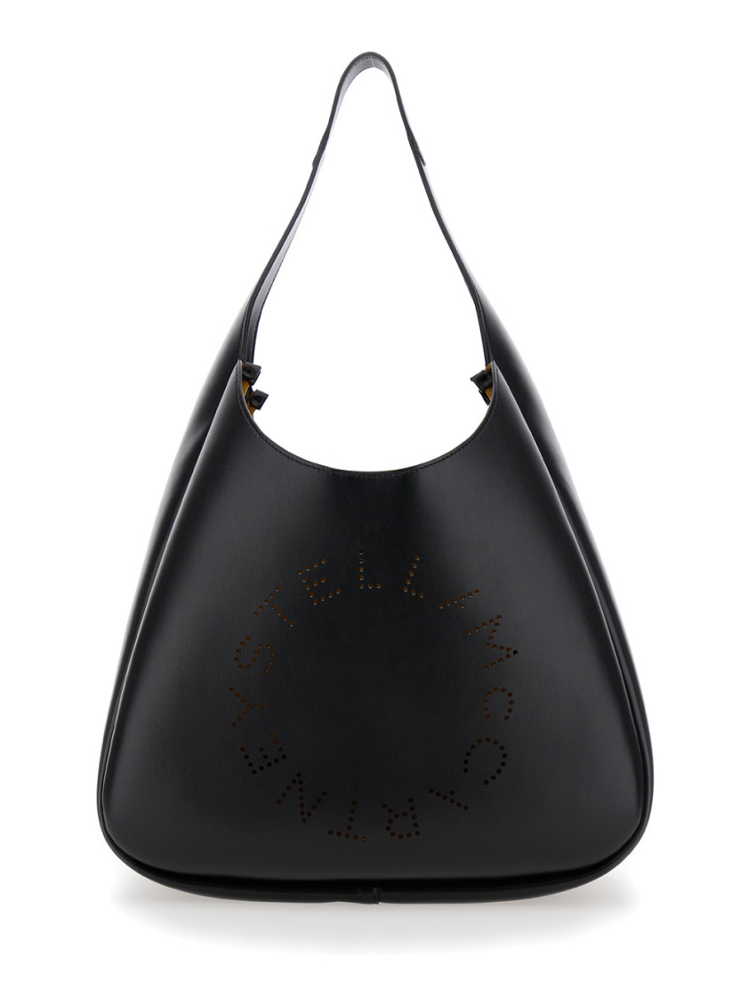 Stella Mccartney Black Alter Mat Tote Bag In Black