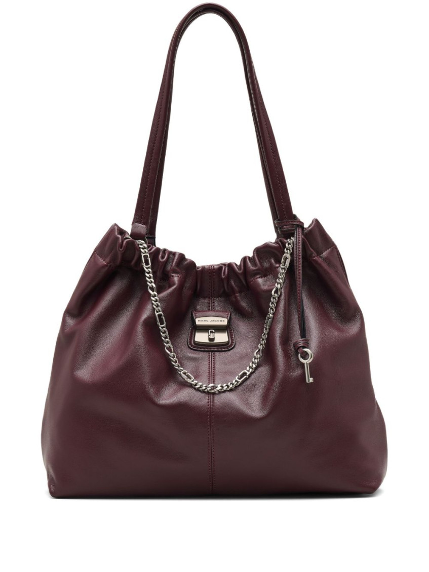 Marc Jacobs Dark Plum Cristina Tote In Purple