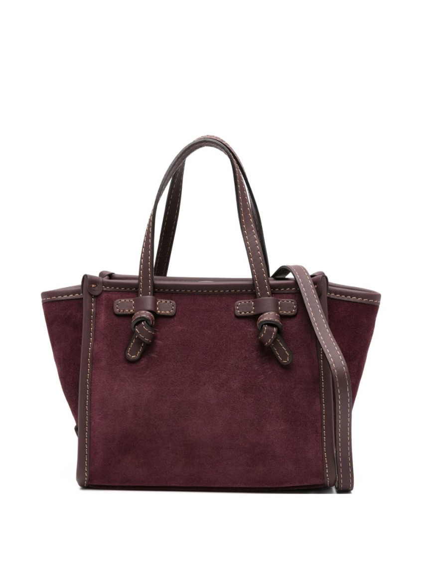 Gianni Chiarini Maroon Marcella Tote In Burgundy