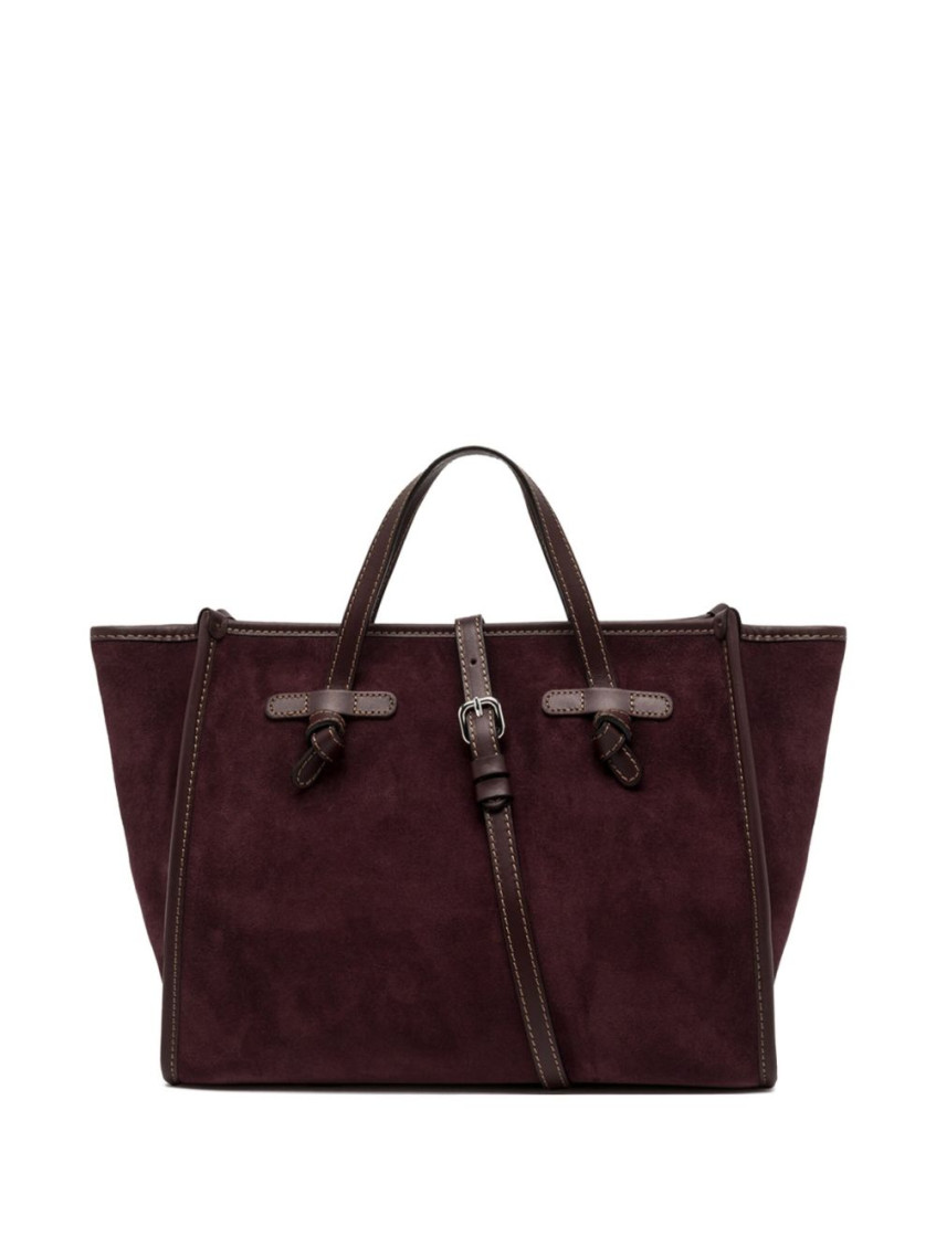 Gianni Chiarini Maroon Marcella Tote In Brown