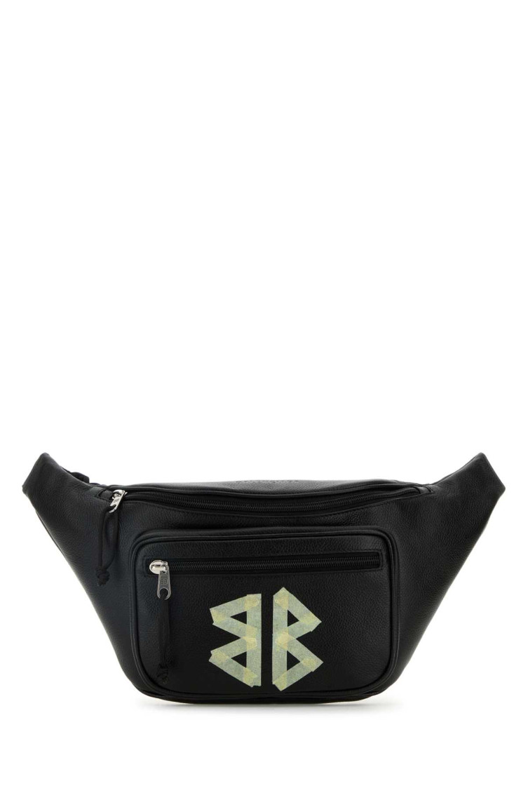 Balenciaga Black Explorer Crossbody Bag In Black