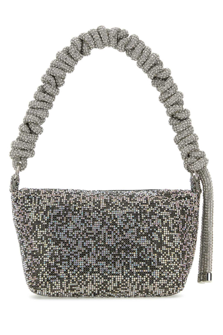 Kara Silver Crystal-embellishment Shoulder Bag In Silver