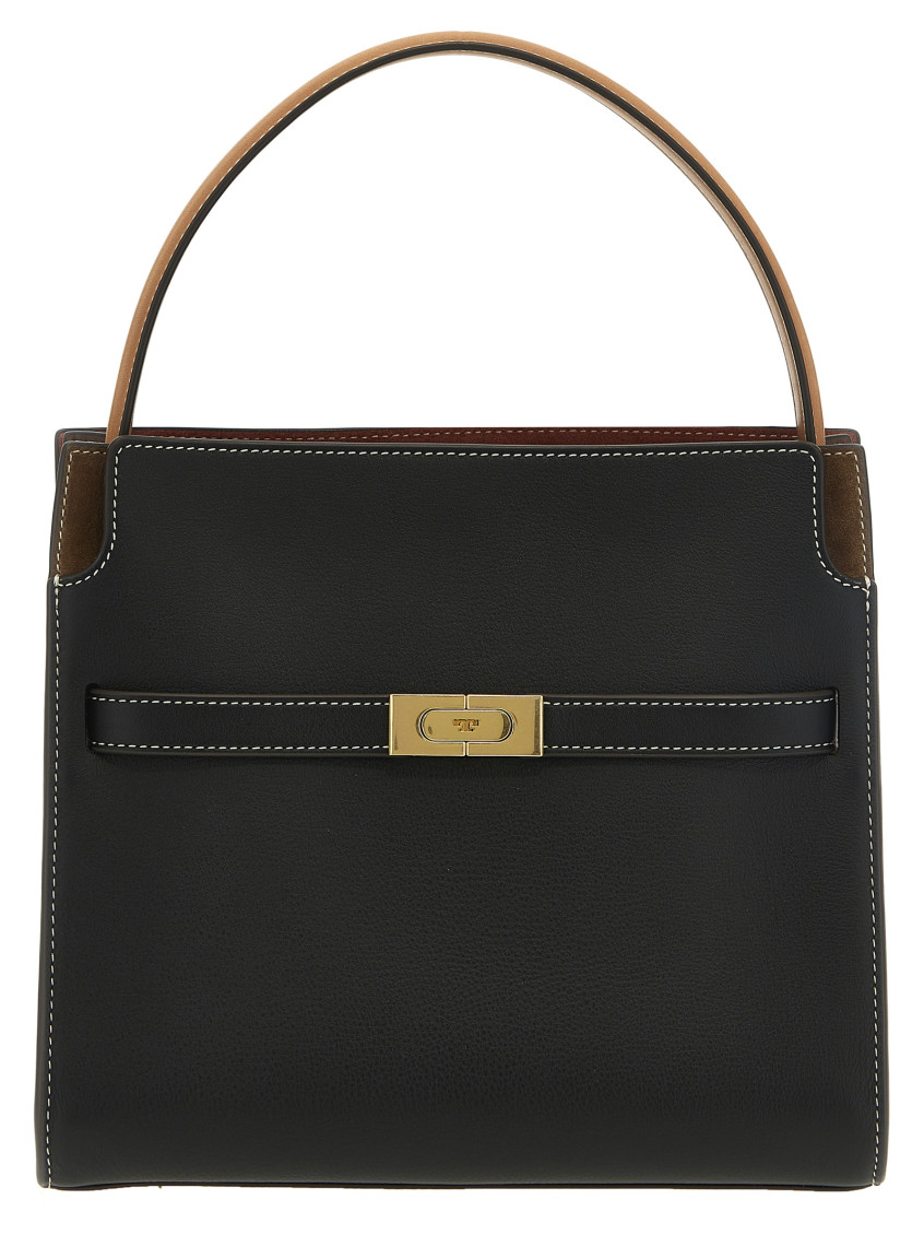 Tory Burch Lee Radziwill Petite Bag In Black